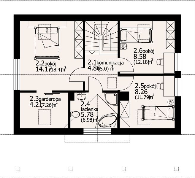 Poddasze projektu Zawoja mk1t