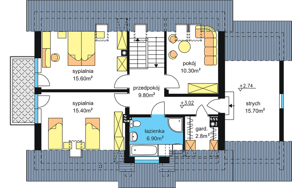 Poddasze projektu W-49.12b