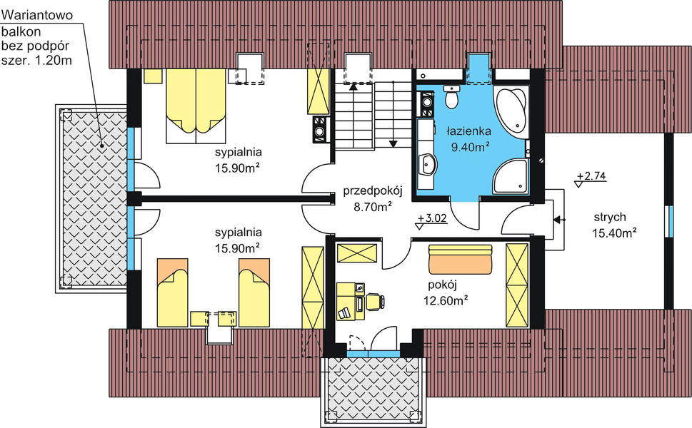 Poddasze projektu W-51.12a
