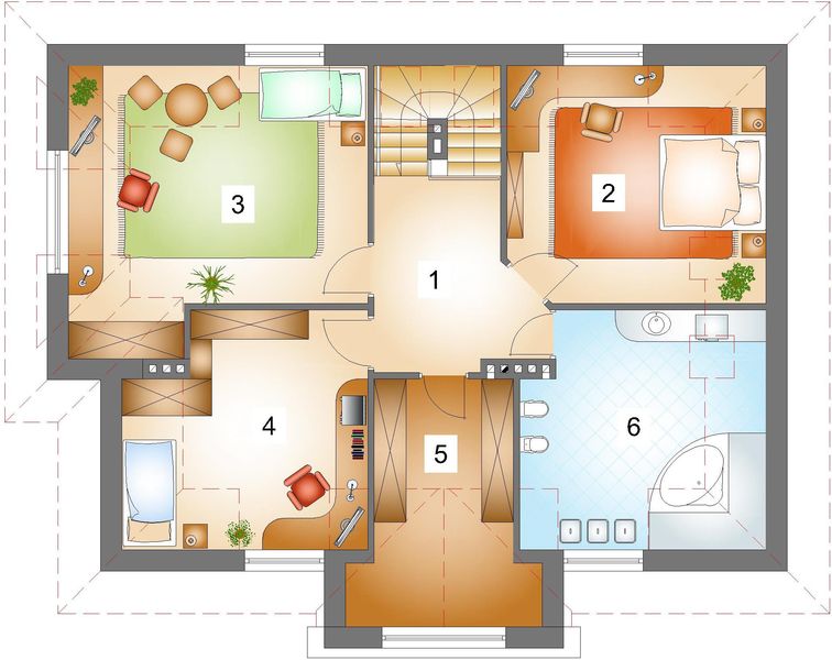 Poddasze projektu JM 100