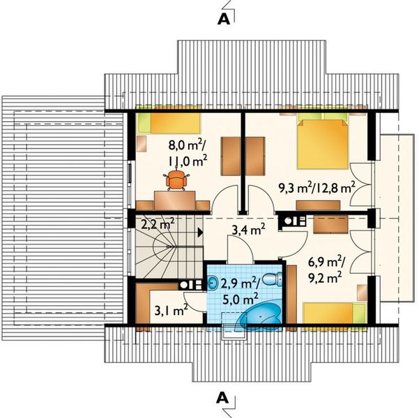 Poddasze projektu Smyk (1318)