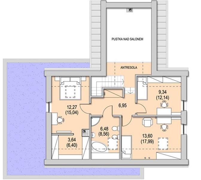 Poddasze projektu Vivo