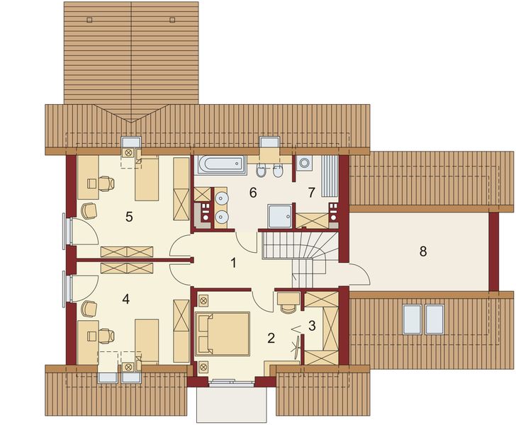 Poddasze projektu August 2 PS