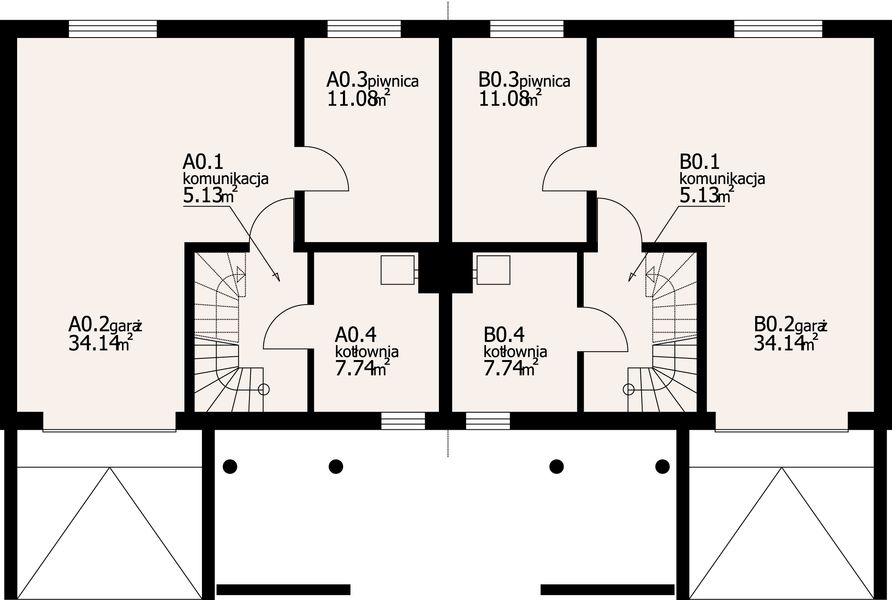 Piwnica projektu Gilowo 9 ab