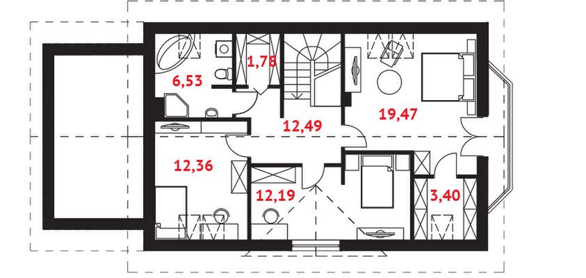 Poddasze projektu Elba
