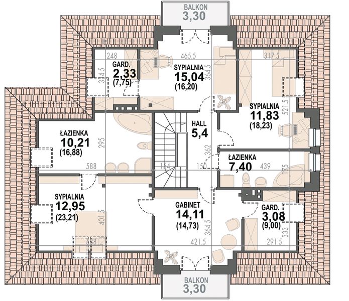 Poddasze projektu Faun N 2G