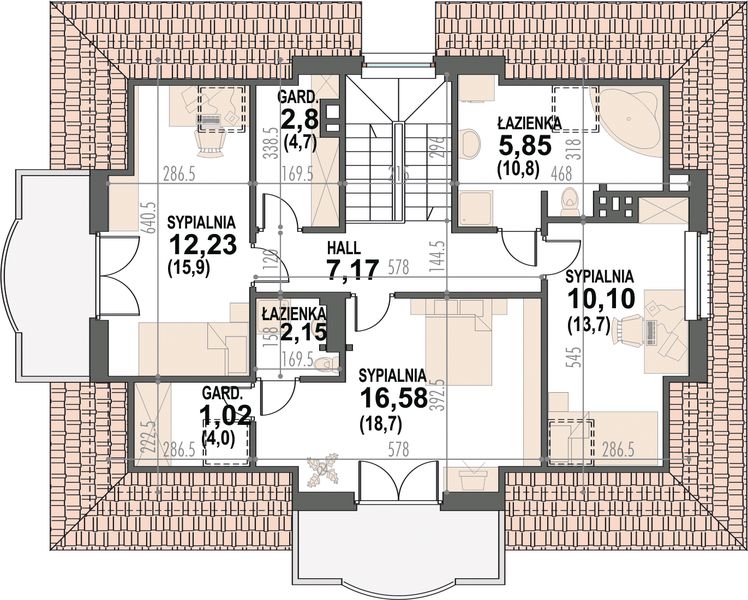 Poddasze projektu Goblin II N