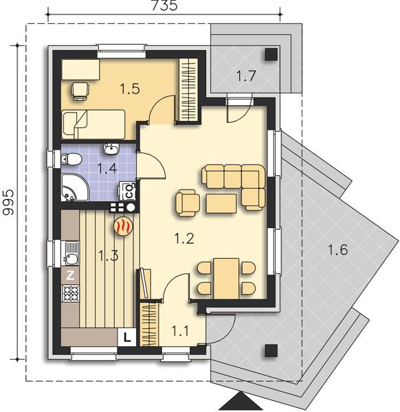 Parter projektu Lucca VI LMB71e