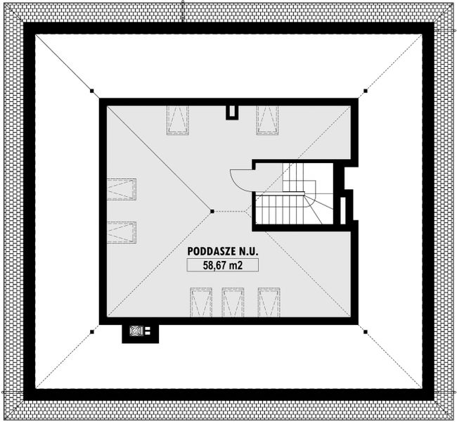 Poddasze projektu E-176