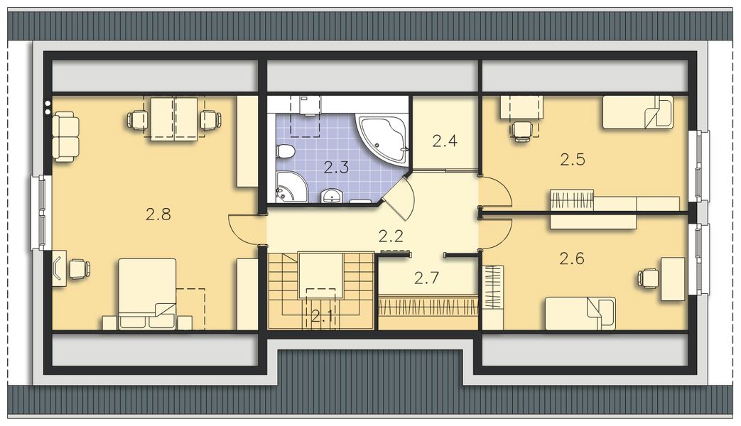 Poddasze projektu Nikozja DCP349