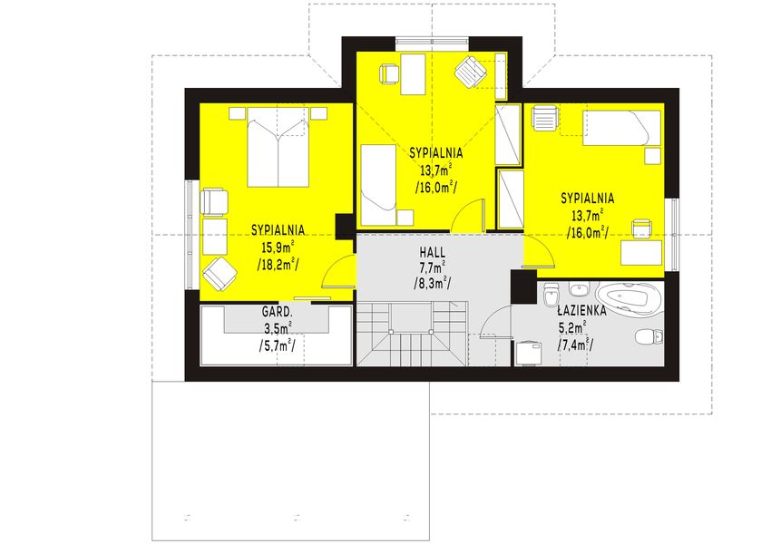 Poddasze projektu WB-3993