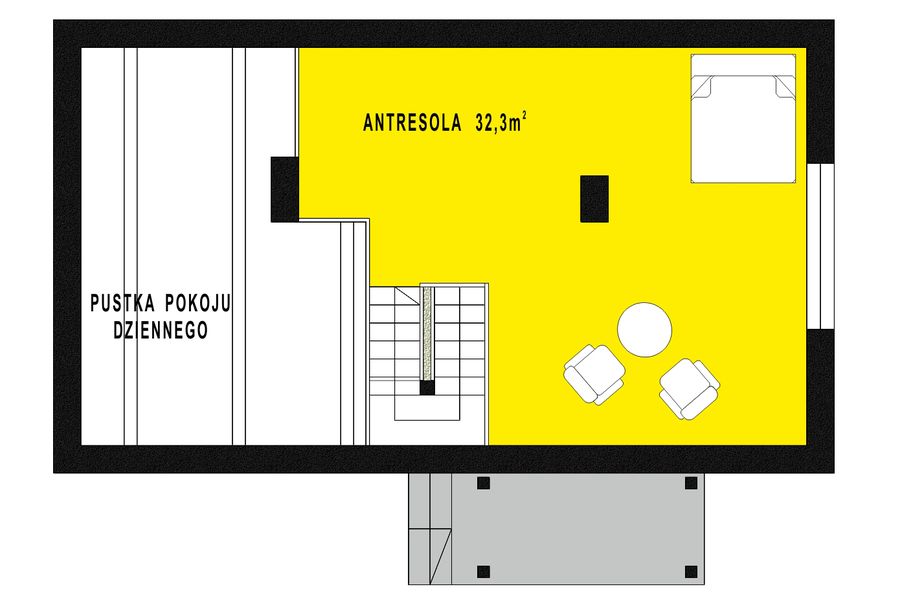 Antresola projektu WB-3341