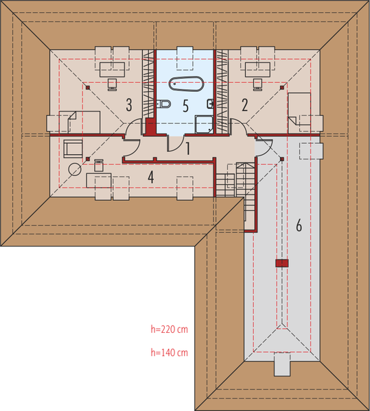 Poddasze projektu Magnus II G2
