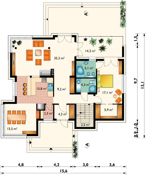 Parter projektu Helios Max - murowana – beton komórkowy