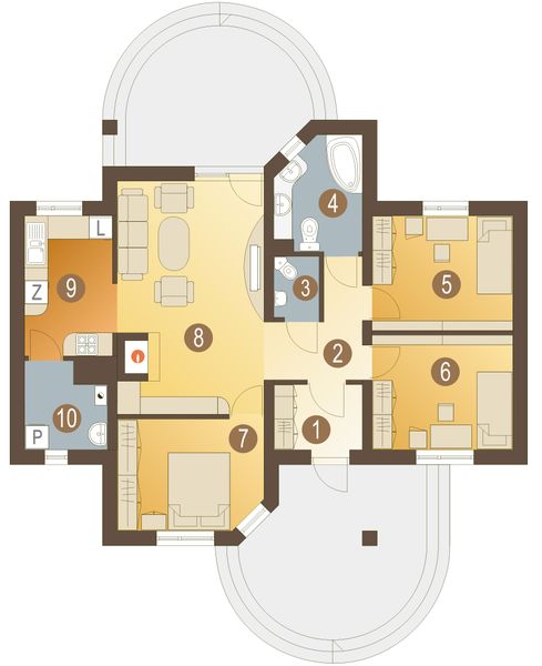 Parter projektu Kuropatwa bez garażu [B]