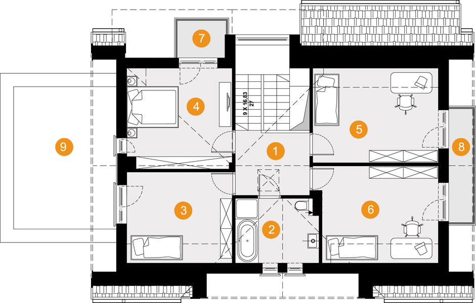 Poddasze projektu Wiliam VI