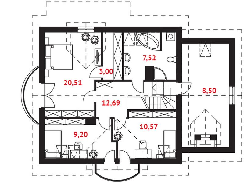 Poddasze projektu Isabela