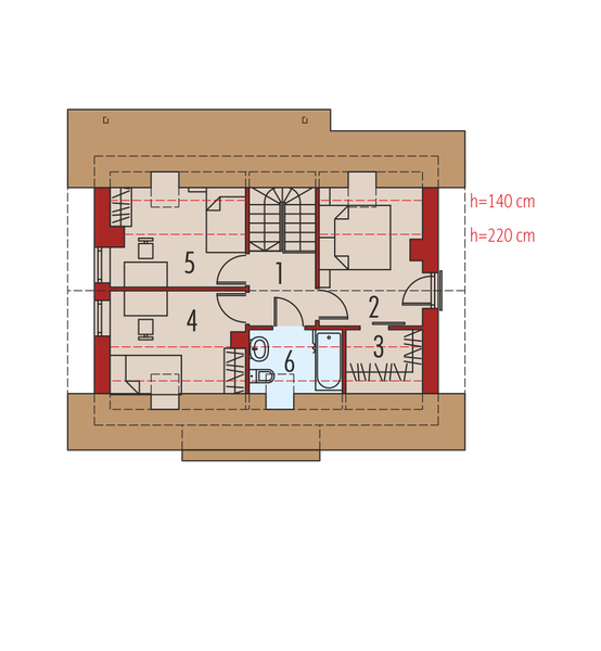 Poddasze projektu Oli II