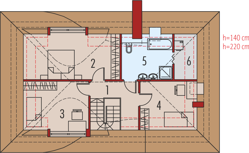 Poddasze projektu Mieszko II