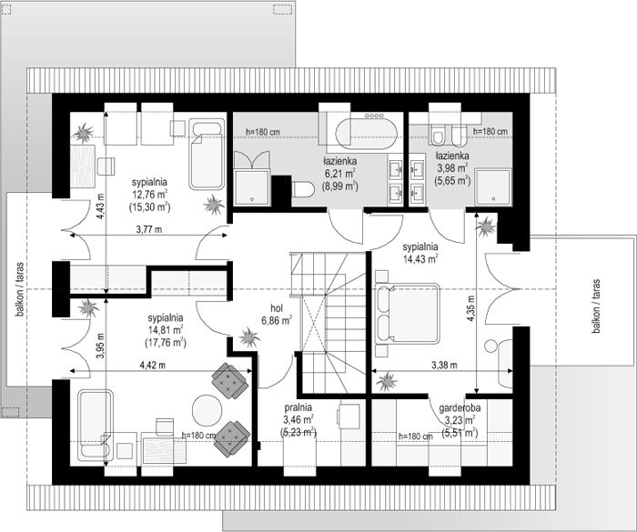 Poddasze projektu Albatros 2