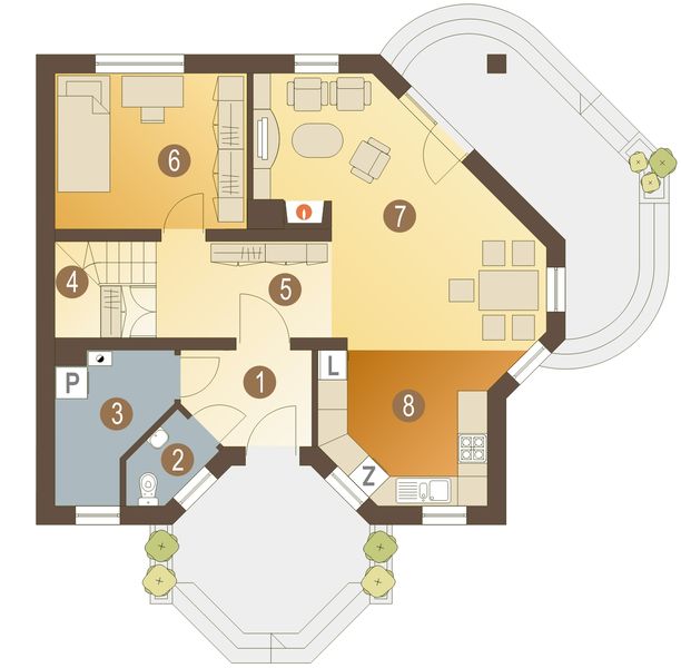 Parter projektu Szpak bez garażu [B]