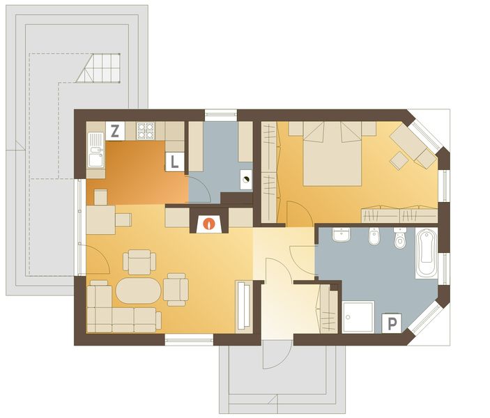 Parter projektu Lolek bez garażu [B]