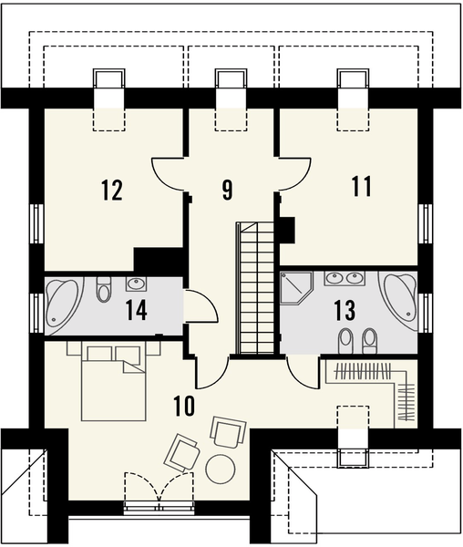 Poddasze projektu Klasyka 4
