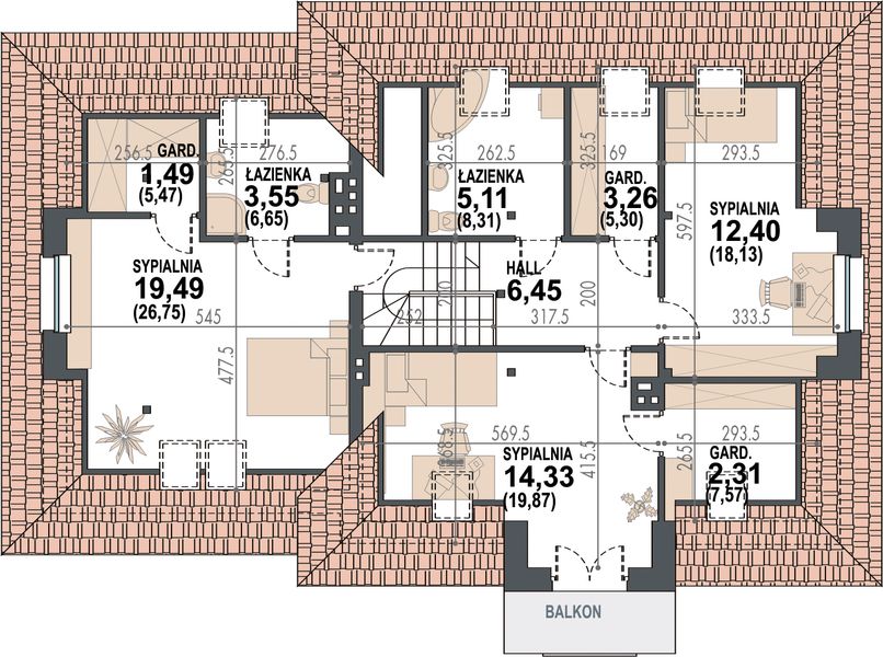 Poddasze projektu Rumcajs N 2G