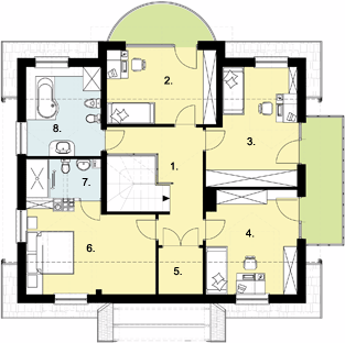 Poddasze projektu D191 - Dariusz