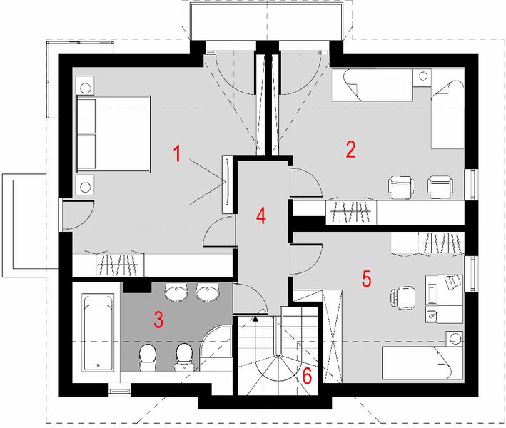 Poddasze projektu D14 - Roman