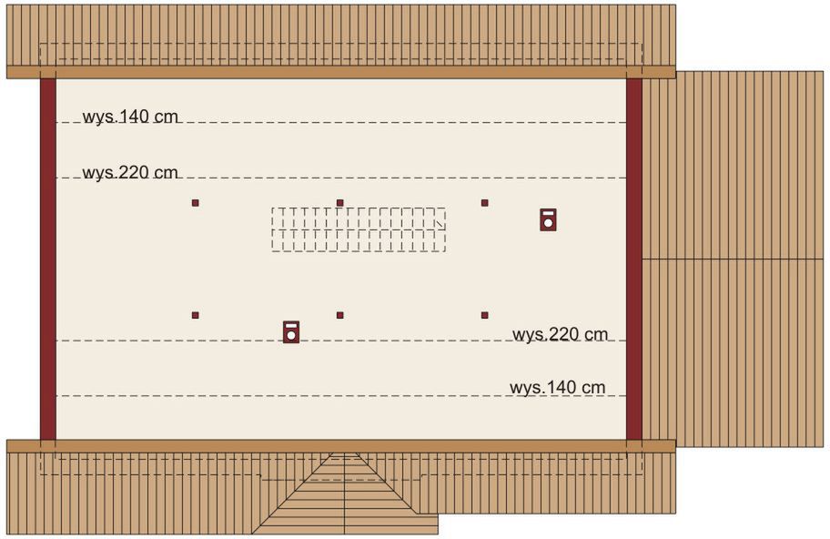 Poddasze projektu Amazis