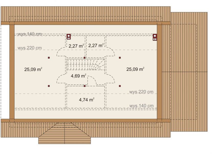 Poddasze projektu Atlant PS
