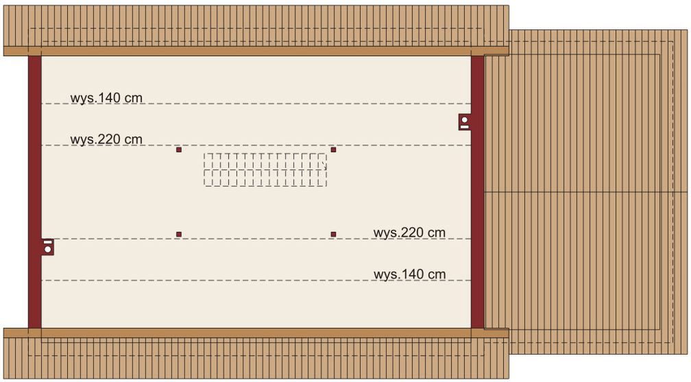 Poddasze projektu Midas 2 PS