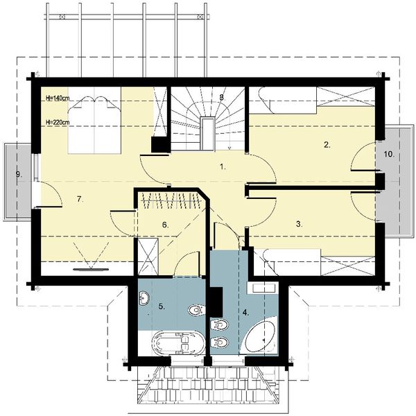 Poddasze projektu D108