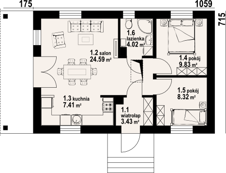 Parter projektu Miłków mały 3