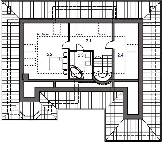 Poddasze projektu A011