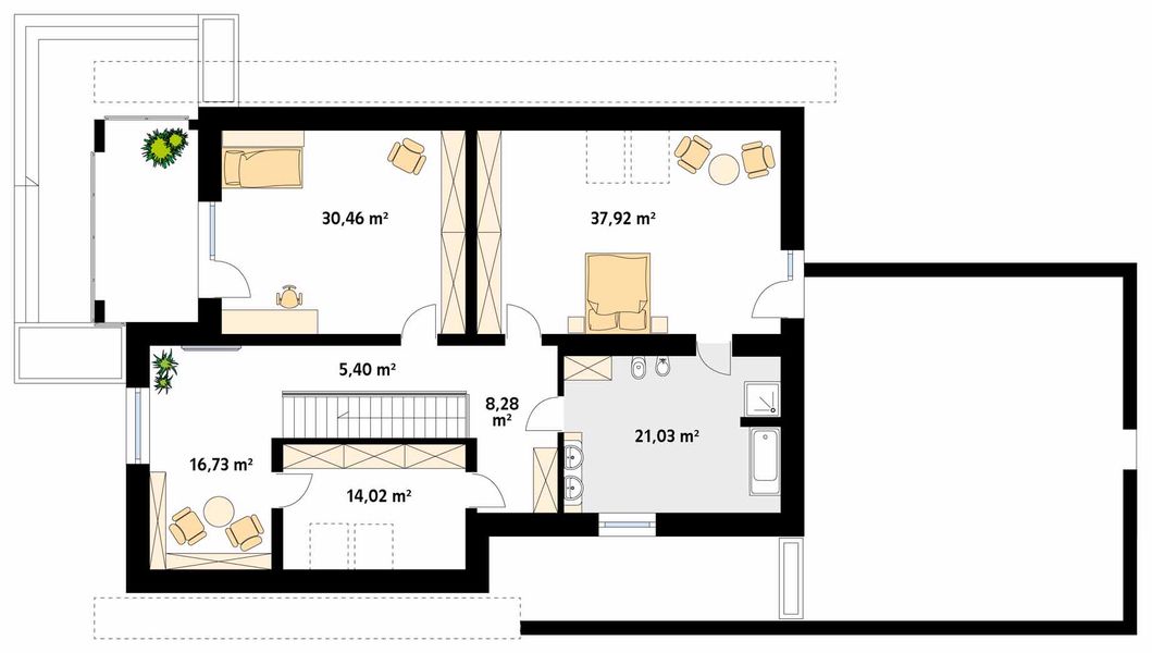 Poddasze projektu Onyks 4