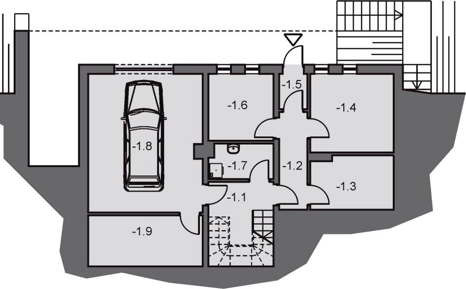 Piwnica projektu A024 "sudecki"