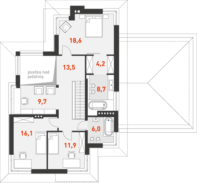 Piętro 1 projektu Z Klasą 1