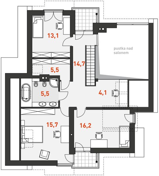 Poddasze projektu Doskonały 2 en