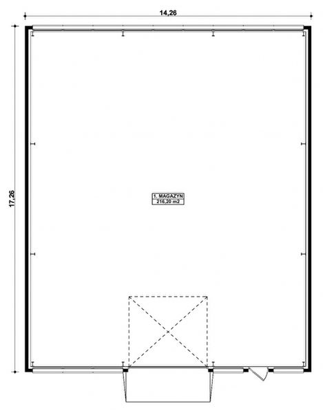Parter projektu G300 - Budynek magazynowy