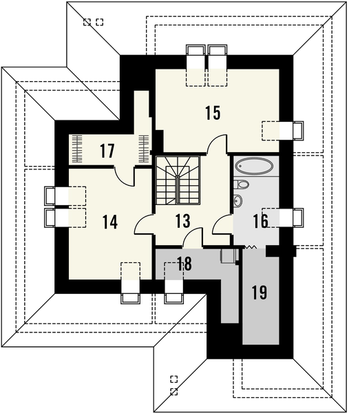 Poddasze projektu Verona 3