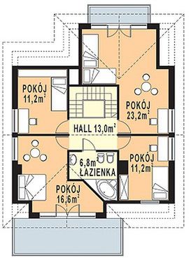Poddasze projektu WB-3415