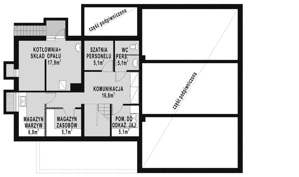 Piwnica projektu WB-0041