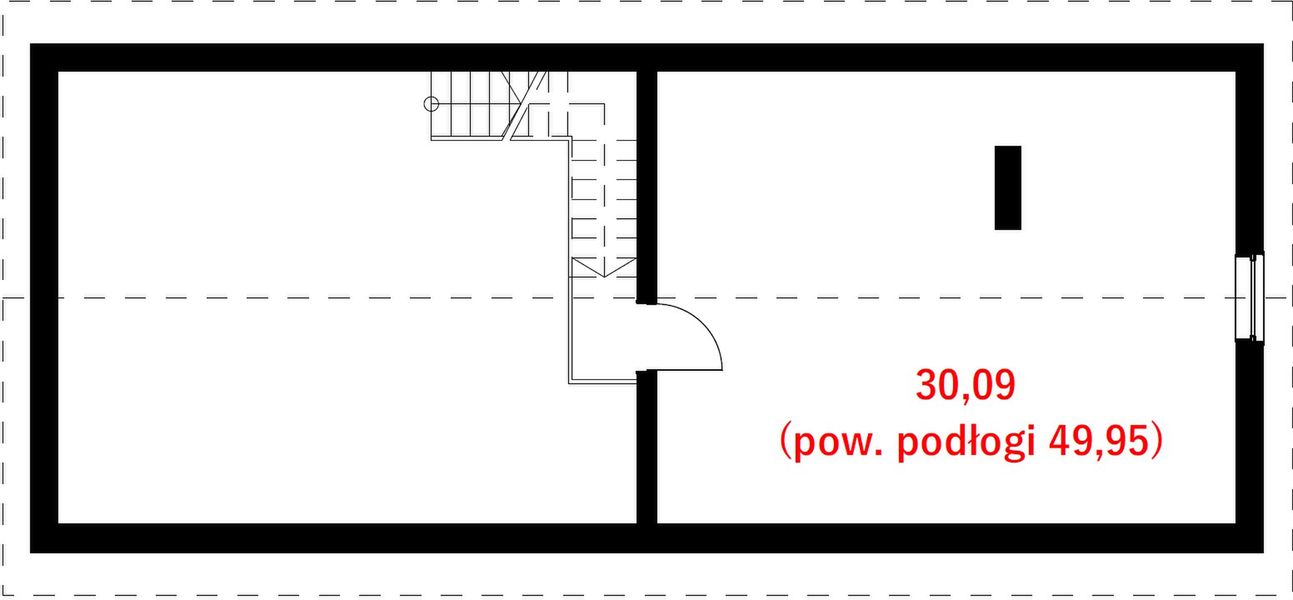 Poddasze projektu G131D