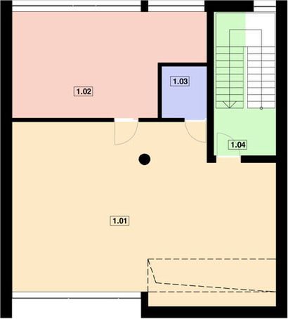 Piętro 1 projektu PS-BP-130-20