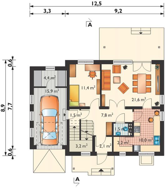 Parter projektu Chaber (1536)