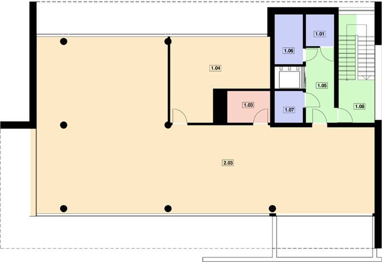 Piętro 1 projektu PS-BR-340-30