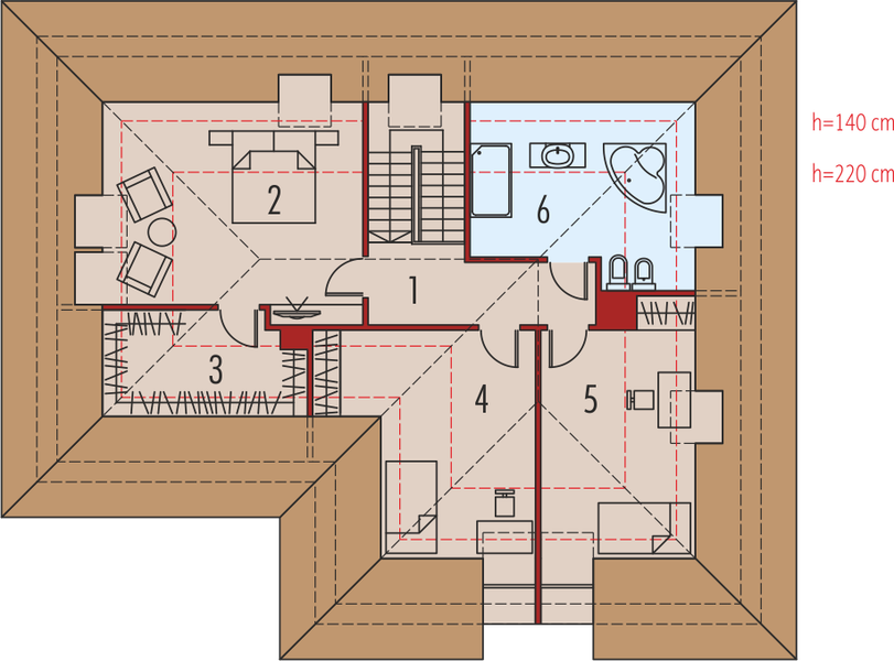 Poddasze projektu Olaf G2 01
