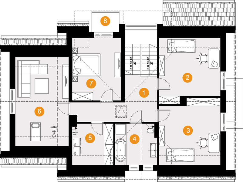 Poddasze projektu Henryk I
